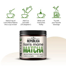 Load image into Gallery viewer, Organic Lion&#39;s Mane Matcha
